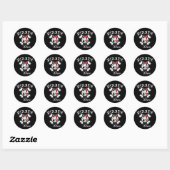 Sticker Rond Pirate Diva (Feuille)