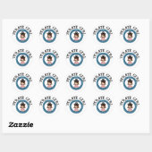 Sticker Rond Pirate Girl (Feuille)