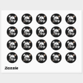 Sticker Rond Pirate Pirate Pete (Feuille)