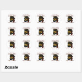 Sticker Rond Pirates ! (Feuille)