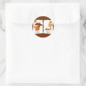 Sticker Rond Pirates (Sac)