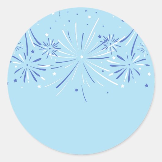Sticker Rond Pirateuse, 4 juillet (Devant)