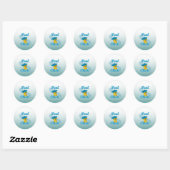 Sticker Rond Piscine #3 (Feuille)