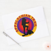 Sticker Rond Piste Appalachian (Enveloppe)