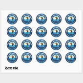 Sticker Rond Piste Art Loeb (C) (Feuille)