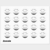 Sticker Rond Piste client ou traitement Halloween (Feuille)