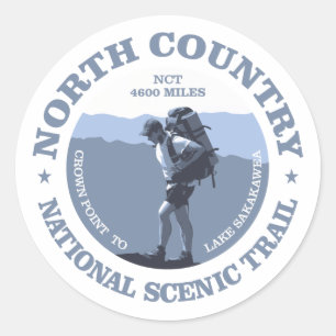 Sticker Rond Piste North Country