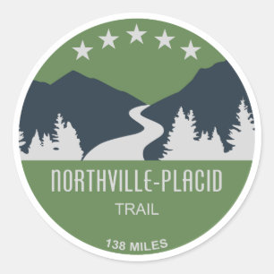 Sticker Rond Piste Northville-Placid