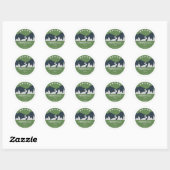 Sticker Rond Piste Panhandle (Feuille)