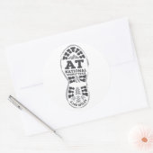 Sticker Rond Piste Pittoresque nationale des Appalaches (Enveloppe)