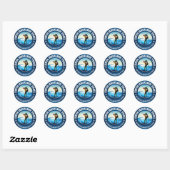 Sticker Rond Piste Uinta Highline (Feuille)