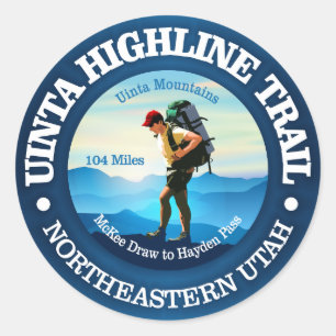 Sticker Rond Piste Uinta Highline