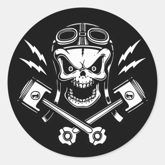 Sticker Rond Piston II (Devant)