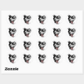 Sticker Rond Pit Bull Big Dot (Feuille)