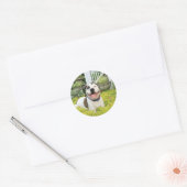 Sticker Rond Pit Bull T-Bone (Enveloppe)