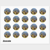 Sticker Rond Pittoresque Graubunden Suisse (Feuille)
