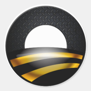 Sticker Rond Pittsburgh pour Obama