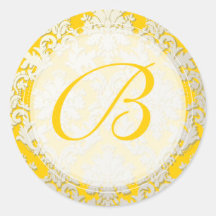 Sticker Rond PixDezine do-it-yourself monogramme+couleur/La Pal