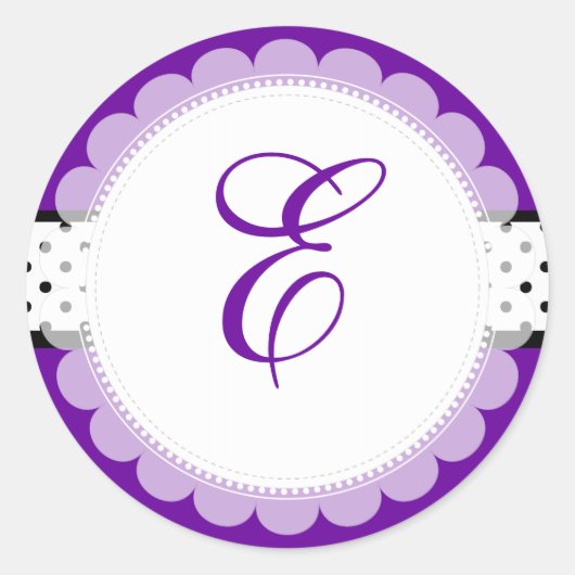 Sticker Rond PixDezine do-it-yourself monogramme+do-it-yourself (Devant)