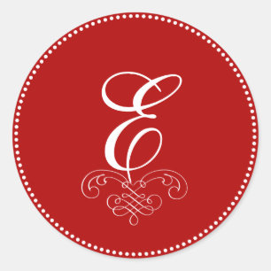 Sticker Rond PixDezine do-it-yourself monogramme+do-it-yourself