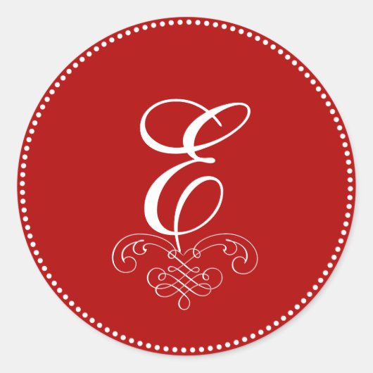 Sticker Rond PixDezine do-it-yourself monogramme+do-it-yourself (Devant)