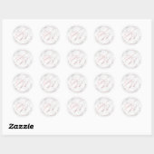 Sticker Rond PixDezine do-it-yourself Monogrammes/Marbre/Faux R (Feuille)