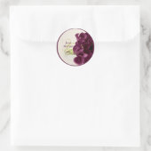 Sticker Rond PixDezines calles violettes lys/do-it-yourself (Sac)