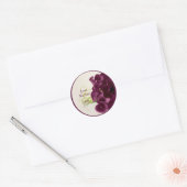Sticker Rond PixDezines calles violettes lys/do-it-yourself (Enveloppe)