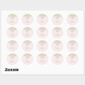Sticker Rond PixDezines Chandelier en cristal do-it-yourself co (Feuille)