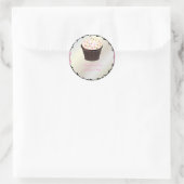 Sticker Rond PixDezines do-it-yourself couleurs, cupcake+olivia (Sac)