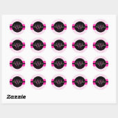 Sticker Rond PIxDezines do-it-yourself couleurs, Dots et al./ro (Feuille)