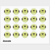 Sticker Rond PixDezines do-it-yourself couleurs, keylime cupcak (Feuille)