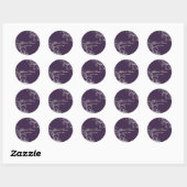 Sticker Rond PixDezines do-it-yourself mariage couleur/perles d (Feuille)