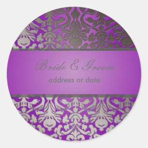 Sticker Rond PixDezines Flora Damask