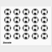 Sticker Rond PixDezines Football Mitzvah (Feuille)