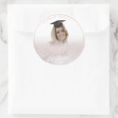 Sticker Rond PixDezines Graduation/Marbre+Pinceau (Sac)