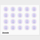 Sticker Rond PixDezines mariage gâteau/douche nuptiale/do-it-yo (Feuille)