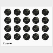 Sticker Rond PixDezines, tourbillons de vanille/do-it-yourself  (Feuille)
