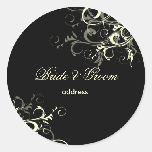 Sticker Rond PixDezines, tourbillons de vanille/do-it-yourself  (Devant)