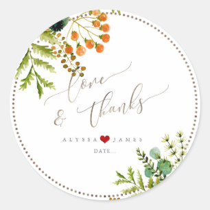 Sticker Rond PixDezines Verdure, Foliage Tropical