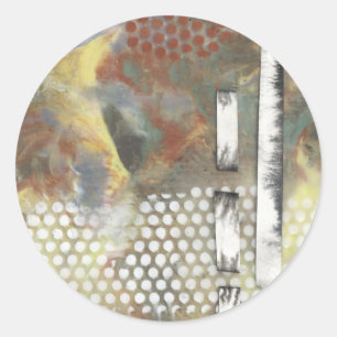 Sticker Rond Pixels marbrés II