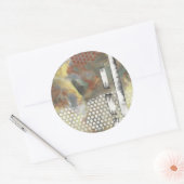 Sticker Rond Pixels marbrés II (Enveloppe)