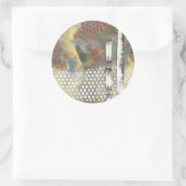 Sticker Rond Pixels marbrés II (Sac)