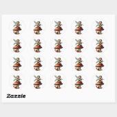 Sticker Rond Pixie (Feuille)