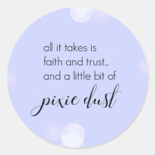 Sticker Rond Pixie Dust