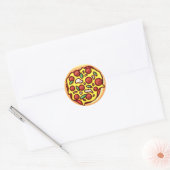 Sticker rond pizza (Enveloppe)