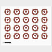 Sticker Rond pizza (Feuille)