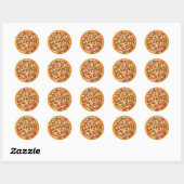 Sticker Rond Pizza (Feuille)
