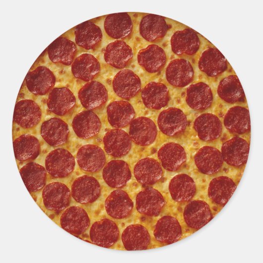 Sticker Rond Pizza (Devant)