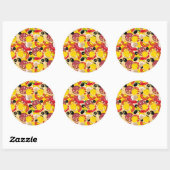 Sticker Rond Pizza (Feuille)